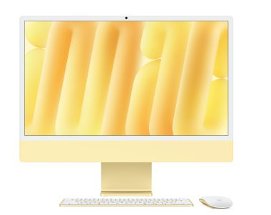 PC all in one Apple iMac 24 inch, Procesor Apple M4 CPU cu 10 nuclee, GPU cu 10 nuclee, Neural Engine 16 nuclee, 23.5" 4.5K (4480x2520) Retina 500niti Nano Texture, ram 32GB, 512GB SSD, tastatura INT, culoare yellow, macOS Sequoia