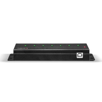 Lindy USB 2.0 Metall Hub, 7 Port