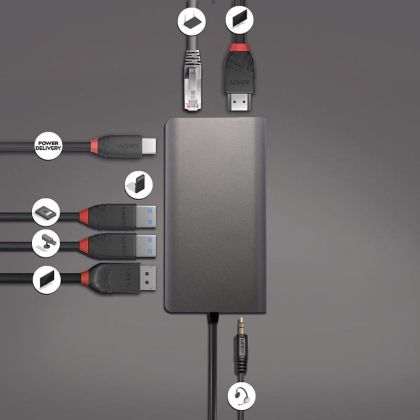 Lindy USB 3.2 Type C Laptop Mini Dock