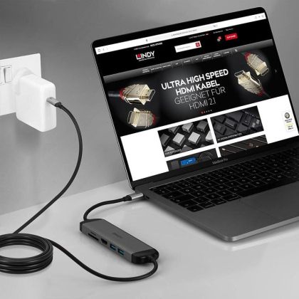 Micro Dock Laptop Lindy USB 3.2 Type C