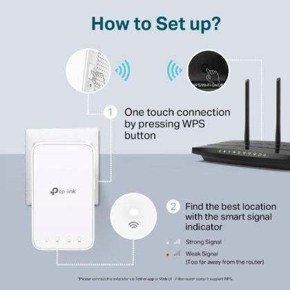 TP-LINK AC1200 MESH WI-FI RANGE EXTENDER