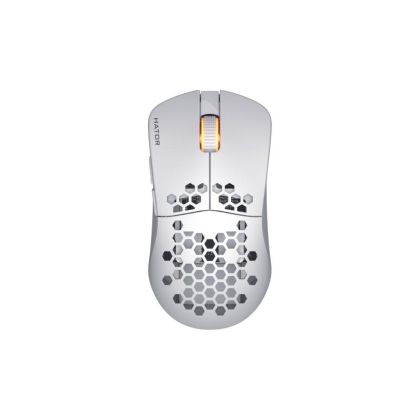 Mouse wireless Hator Stellar Pro, alb