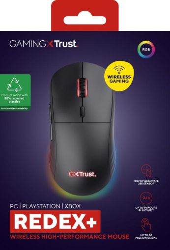 Mouse Trust GXT 927 Redex+, negru
