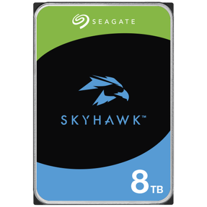 HDD Video Surveillance SEAGATE SkyHawk 8TB CMR, 3.5", 256MB, SATA, Rescue Services 3 ani, TBW: 180