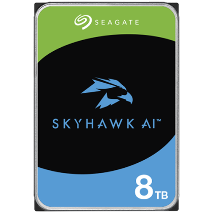 HDD Video Surveillance SEAGATE SkyHawk AI 8TB CMR, 3.5", 256MB, SATA, Rescue Services 3 ani, TBW: 550