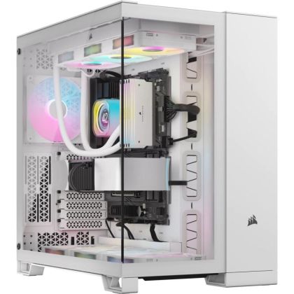 CR Case iCUE L 6500X RGB Mid-Tower White