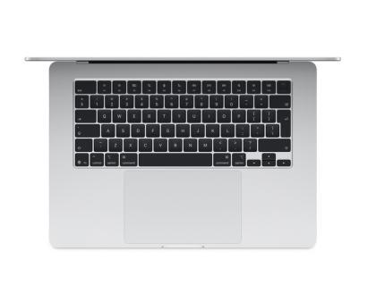 Laptop Apple MacBook Air 15", Procesor Apple M4 CPU cu 10 nuclee, GPU cu 10 nuclee, 15.3"(2880 x 1864) IPS 500nits, ram 24GB, 512GB SSD, tastatura INT, culoare Silver, macOS Sequoia