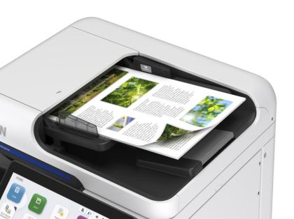 Imprimanta multifunctionala inkjet color Epson AM-C400 A4, 40ppm, duplex, 600x2400 dpi, ADF 100 coli, USB, retea, Wi-Fi,starter cerneala