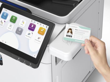 Imprimanta multifunctionala inkjet color Epson AM-C400 A4, 40ppm, duplex, 600x2400 dpi, ADF 100 coli, USB, retea, Wi-Fi,starter cerneala