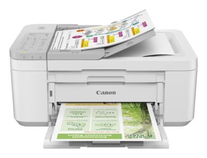 Imprimanta multifunctionala inkjet color Canon PIXMA TR4756i WH A4, 8.8ppm, 4800x1200 dpi, ADF, USB, Wi-Fi, starter cerneala