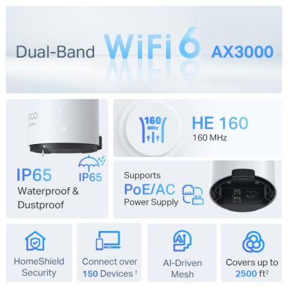 TPL AX3000 WIFI 6 HOME MESH DECO X50 OUT