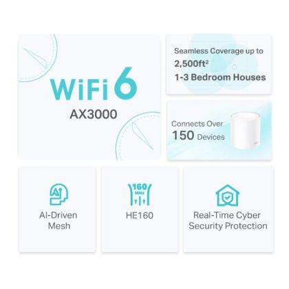TPL AX3000 WIFI 6 HOME MESH DECO X50 1PK