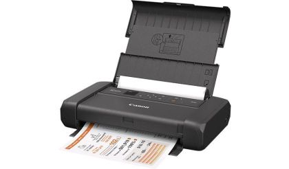 Imprimanta inkjet color portabila Canon PIXMA TR150 A4, 9ppm, 4800x1200 dpi, USB, Wi-Fi, fara acumulator, starter cerneala