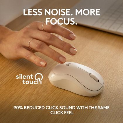 Mouse Logitech M240 Silent Wireless alb