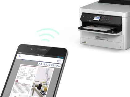 Imprimanta inkjet color Epson WorkForce Pro WF-C529RDW A4, 24ppm, 4800x1200 dpi, duplex, USB, LAN, Wi-Fi, starter cerneala