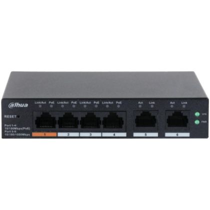 DAHUA SWITCH 6P MNG 4POE CS4006-4ET-60
