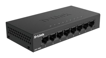 DLINK SW 8P-GB UNMNGD DESK METAL GL