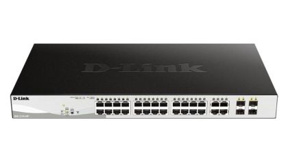 DLINK SW 20P-GB 4CMB 12P-POE SMART RM