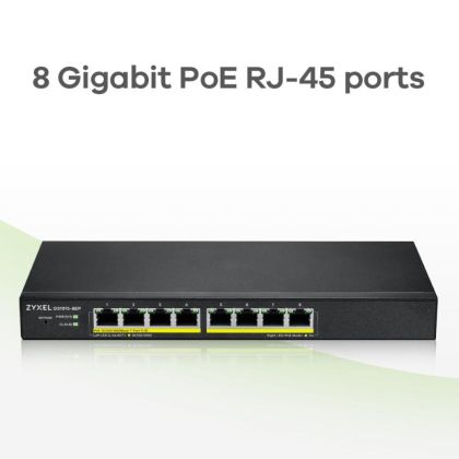 ZYXEL GS1915-8EP 8GB HYBR POE NEBULA SW