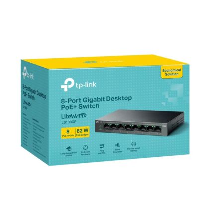 TP-LINK 8-PORT GIGABIT SWITCH 8- PoE+