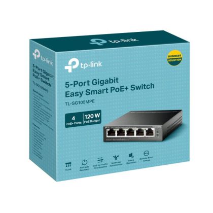 TPL SW 5P-GB EASY-SMART 4 POE+