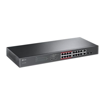 TPL SW 16P-POE ,2P-GB SFP UNMNGD RM