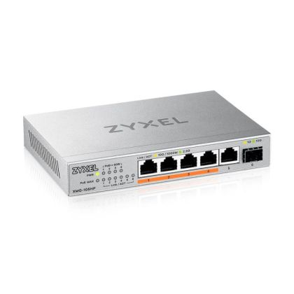 SWITCH ZYXEL XMG105H 5PORT POE  1 SPF+