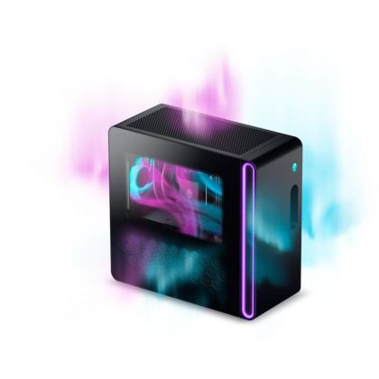 Desktop PC Alienware Aurora ACT1250, Procesor Intel Core Ultra 9-285K up to 5.7 GHz, RAM 64GB (2x32GB) DDR5, 4TB + 4TB SSD M.2 PCIe NVMe, NVIDIA RTX 5080 16GB, Windows 11 Pro