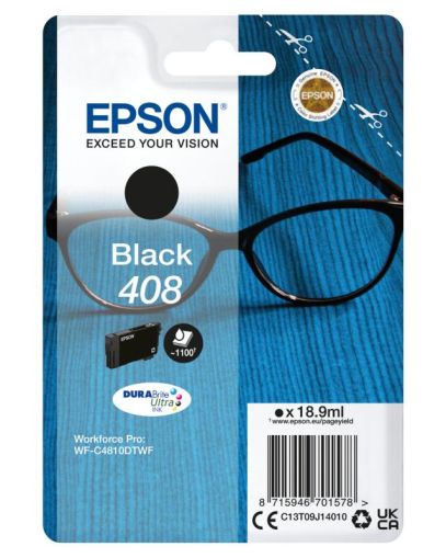 EPSON 408 BLACK INKJET CARTRIDGE
