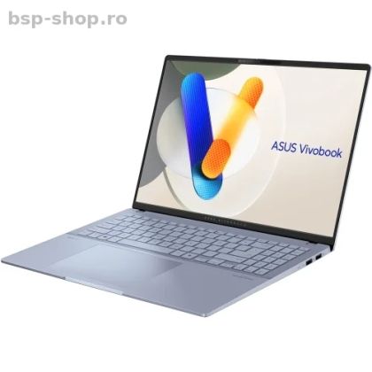 Laptop ASUS Vivobook, vedere frontală din unghi dreapta