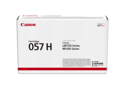 Toner original CRG-057H pentru CANON LBP223dw, LBP226dw, LBP228x, MF443dw, MF445dw, MF446x, MF449x, MF44X, MF453, culoare negru, 10.00 pagini