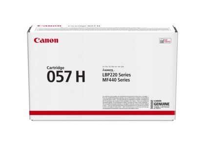 Toner original CRG-057H pentru CANON LBP223dw, LBP226dw, LBP228x, MF443dw, MF445dw, MF446x, MF449x, MF44X, MF453, culoare negru, 10.00 pagini