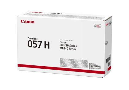 Toner original CRG-057H pentru CANON LBP223dw, LBP226dw, LBP228x, MF443dw, MF445dw, MF446x, MF449x, MF44X, MF453, culoare negru, 10.00 pagini
