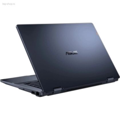  Laptop convertibil ASUS ExpertBook B3 Flip B3402FVA-LE0980 în mod laptop, deschis, văzut dintr-un unghi din stânga.