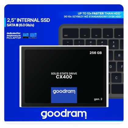 SSD Goodram CX400, 256GB, 2.5'', SATA II