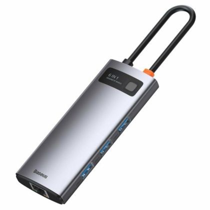Dock. Station Baseus Metal Gleam 5 in 1