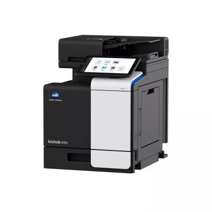 Imprimanta multifunctionala laser monocrom A4, Konica Minolta Bizhub 4751i, 47ppm, duplex, 1200x1200dpi, caseta hartie de 500 coli, tava bypass de 100 de coli