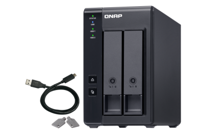EXT USB QNAP TR-002 2BAY SATA TWR