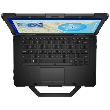 Laptop Dell Pro Rugged RB14250, Procesor Intel Core Ultra 7-165U up to 4.90GHz, 14" FHD (1920x1080) Anti-Glare 400 nits, RAM 16GB (2x8GB) 5600MHz DDR5, 512GB SSD M.2 PCIe NVMe, Intel Graphics, culoare black, Windows 11 Pro