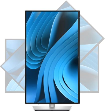 Monitor LED Dell P2725D, 27" QHD (2560x1440), IPS, 300nits, 5ms, 100Hz, culoare Silver-Black