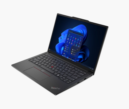 Laptop Lenovo ThinkPad E14 Gen 6 (AMD), Procesor AMD Ryzen 5 7535HS up to 4.5GHz, 14" WUXGA (1920x1200) IPS 300nits anti-glare, ram 16GB (1x16GB) 4800MHz DDR5, 512GB SSD M.2 PCIe NVMe, AMD Radeon 660M Graphics, culoare Black, Windows 11 Pro