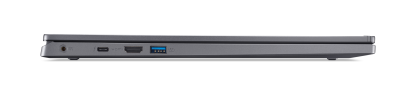 Laptop Acer Aspire 17 A17-51M, Procesor Intel Core 7 150U up to 5.4GHz, 17.3" FHD (1920x1080) IPS, 16GB LPDDR5, 512GB SSD M.2 PCIe NVMe, Intel® Graphics, culoare grey, No OS