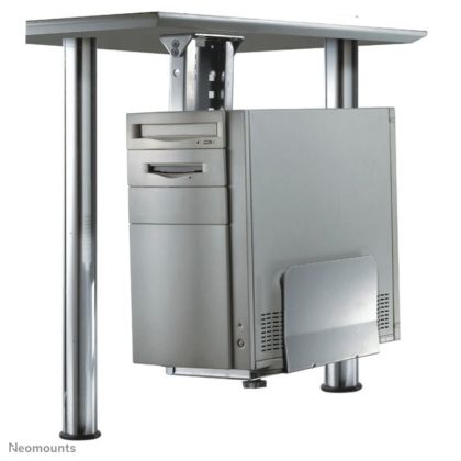 NM PC Under Desk Mount 13-23cm, argintiu