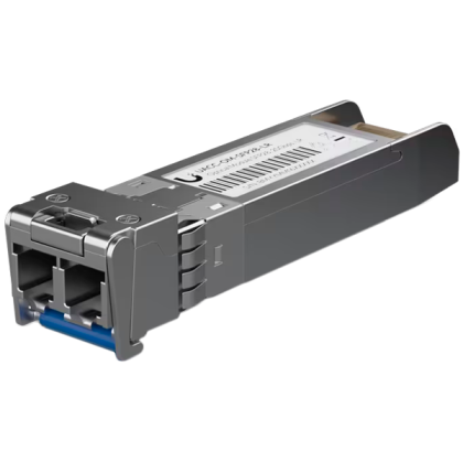 Ubiquiti UACC-OM-SFP28-LR 25G Single-Mode Optical Module SFP28 transceiver that supports 25G connections up to 10 km using single-mode fiber with a duplex LC UPC connector