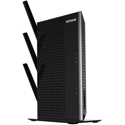 Netgear AC1900 High Power Nighthawk WiFi Range Extender. 802.11ac, 700mW, Dual Band, Gigabit, Desktop, External Antennas