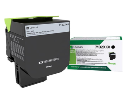 LEXMARK 71B2XK0 BLACK RETURN PROG. TONER