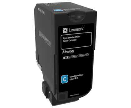 LEXMARK 74C0S20 CYAN TONER CARTRIDGE