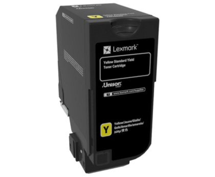 LEXMARK 74C0S40 YELLOW TONER CARTRIDGE