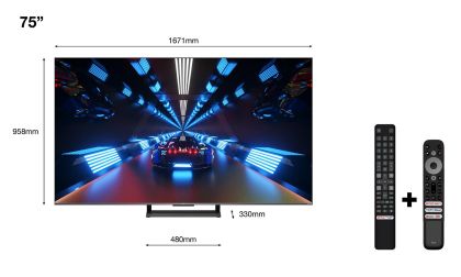LED TV 4K 75''(190cm) 144Hz TCL 75C735