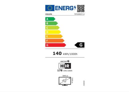 LED TV 75" PHILIPS 75PUS8007
